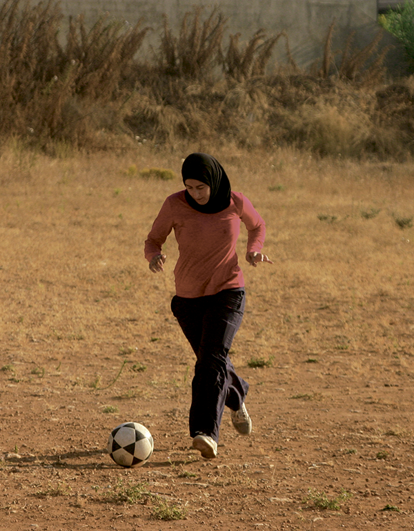 Una futbolista en la oscuridad