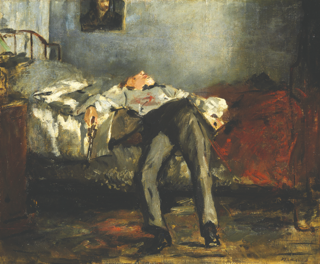 El suicidio, Édouard Manet, 1877-1881. © fundación de la colección e. g. bührle