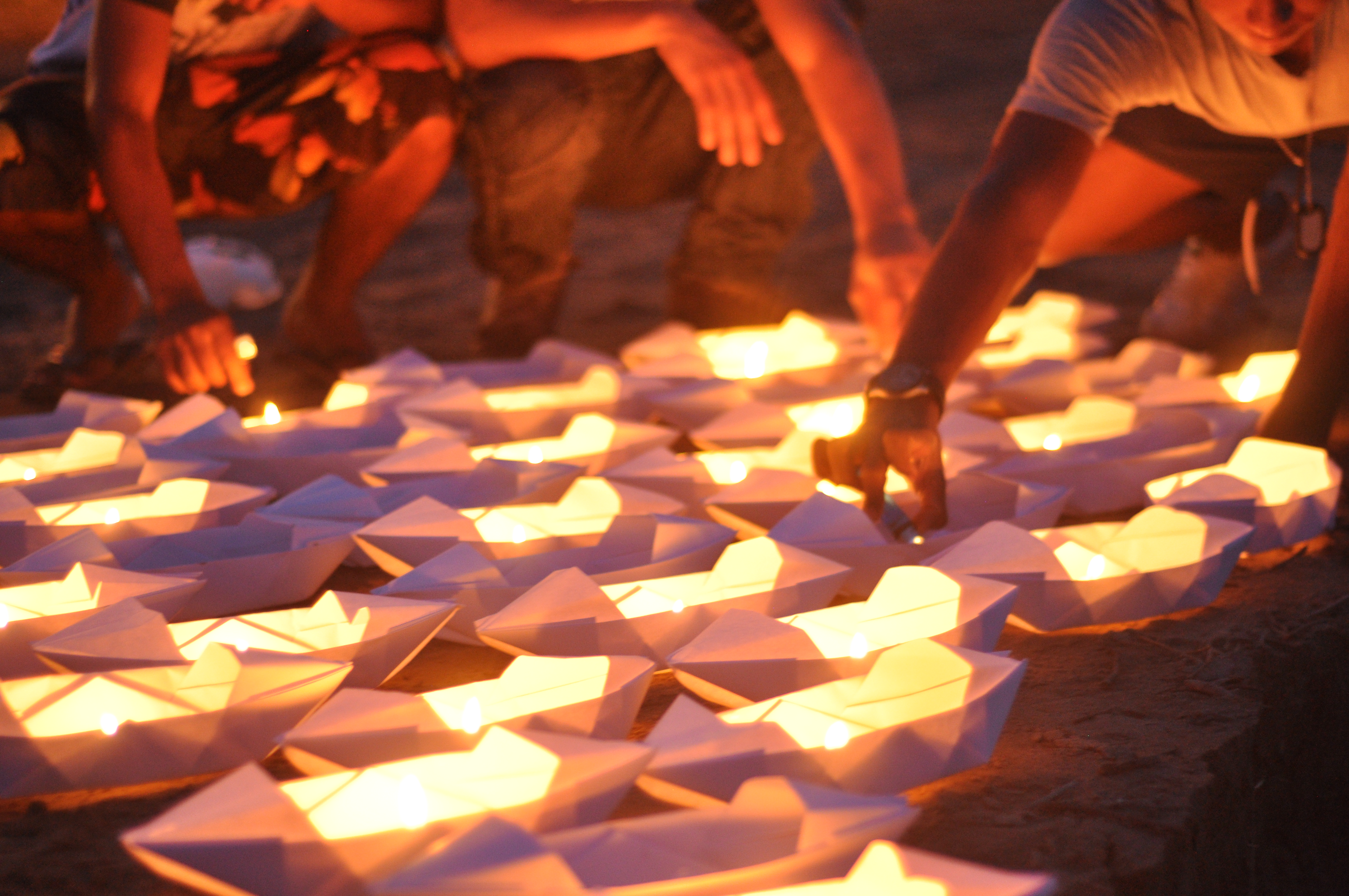 Happening “La noche de los deseos” (2013). Fotografía de Jeison Sierra